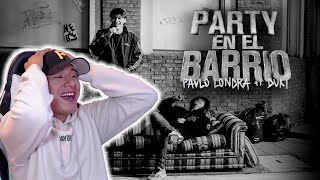 Paulo Londra - Party en el Barrio (feat. Duki) | Reacción 😁🔥