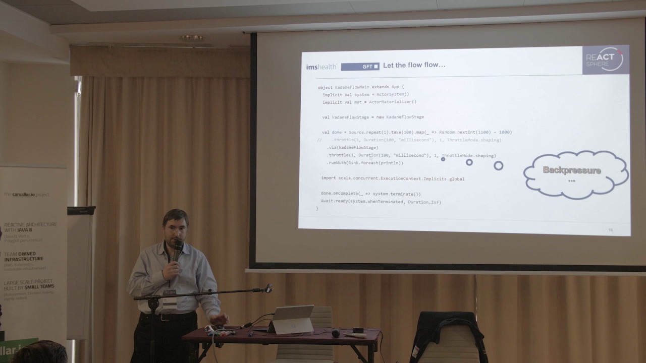 ReactSphere: Reactive Machine Learning with Akka Streams