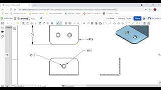 Onshape   Bracket 2