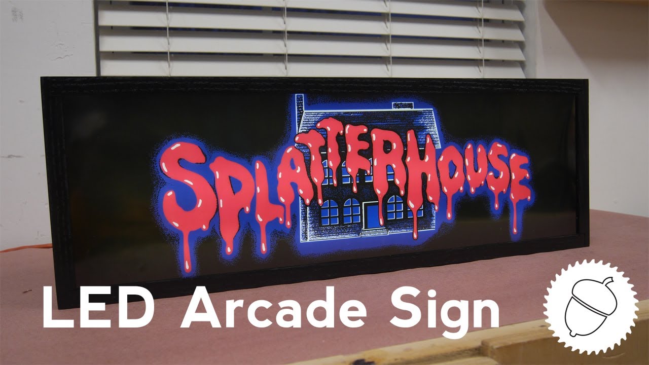 How to Make an Arcade Marquee Lightbox! YouTube