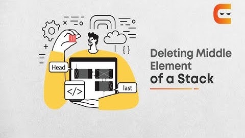 Delete middle elements of a stack #DSA