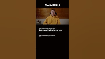 Data types available in #Swift | @TheCodeBird #shorts