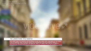 12 Clean & Smooth Lower Thirds Template | After Effects Project Files - Videohive template