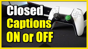 How to Turn On or OFF Closed Captions on PS5 Console (Subtitles Tutorial)