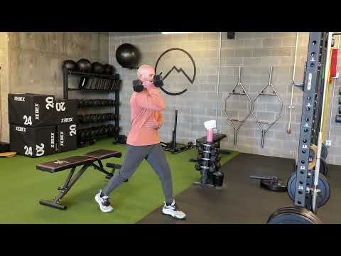 Split Stance Single Arm Push Press
