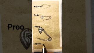 How to draw a pin | beginner senior pro legend #shorts #art #drawing #viral