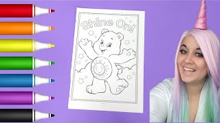 Coloring Care Bears Fun Shine Bear