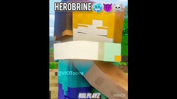 Herobrine Edit ☠️😈🥶🗿#minecraft #herobrine #edit #animation Video :- @VIOToons