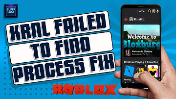 [How To Fix] Roblox Krnl Failed To Find Roblox Process