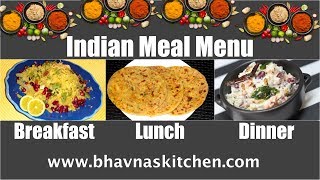Meal Planning Episode 4 | Indian | Breakfast: Poha, Lunch: Stuffed Paratha, Dinner: Rice with Rajma