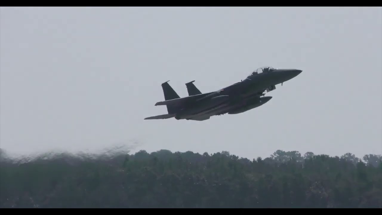 F-15s Depart Seymour Johnson AFB For Razor Talon