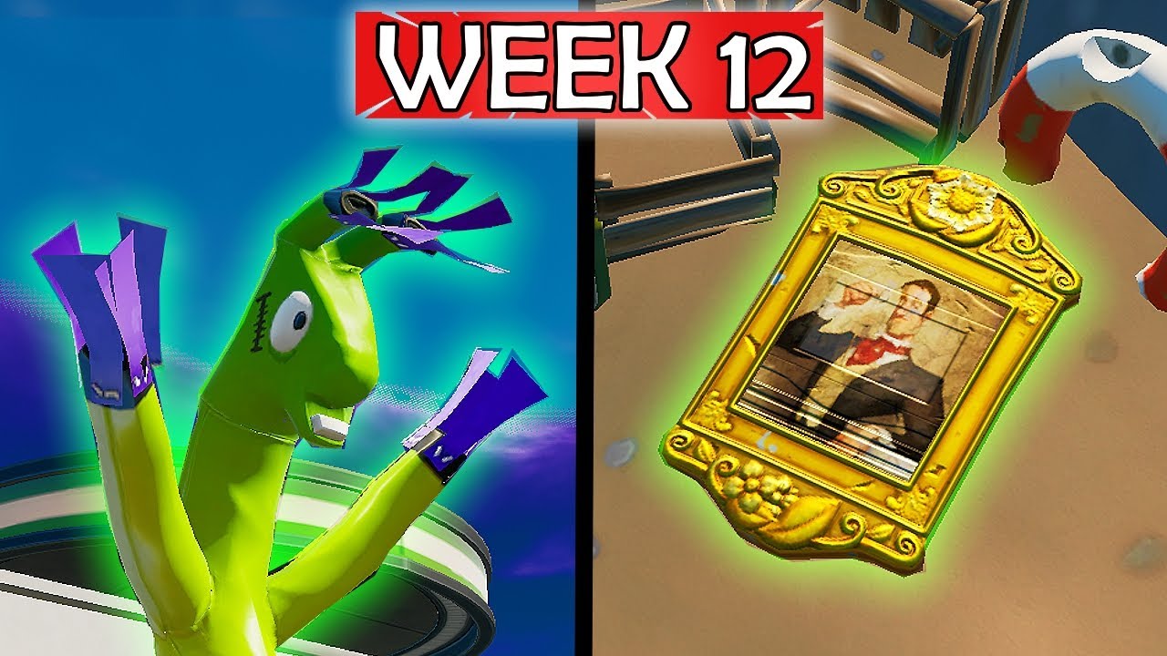 ALL Week 12 (Season 5) CHALLENGE Guide - Fortnite