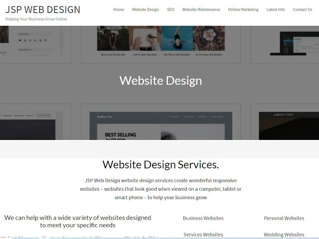 JSP Web Design