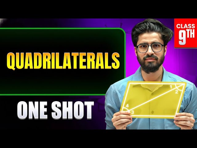 Quadrilaterals Class 9 in ONE SHOT🔥 || Maths Chapter 8 || Ritik Mishra