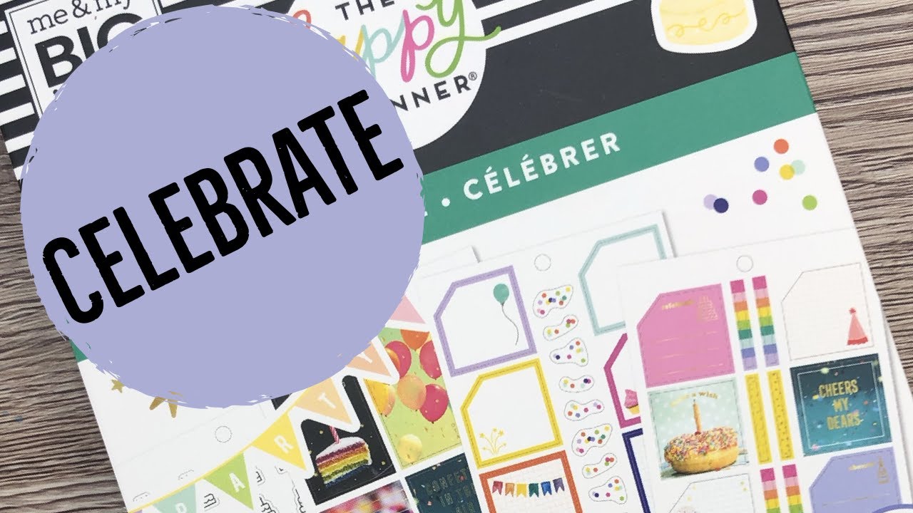 New Happy Planner Celebrate Sticker Book Flip Through // December 2019