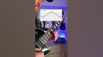 How to play a 5 string minor arpeggio on guitar - Part 2 #shorts