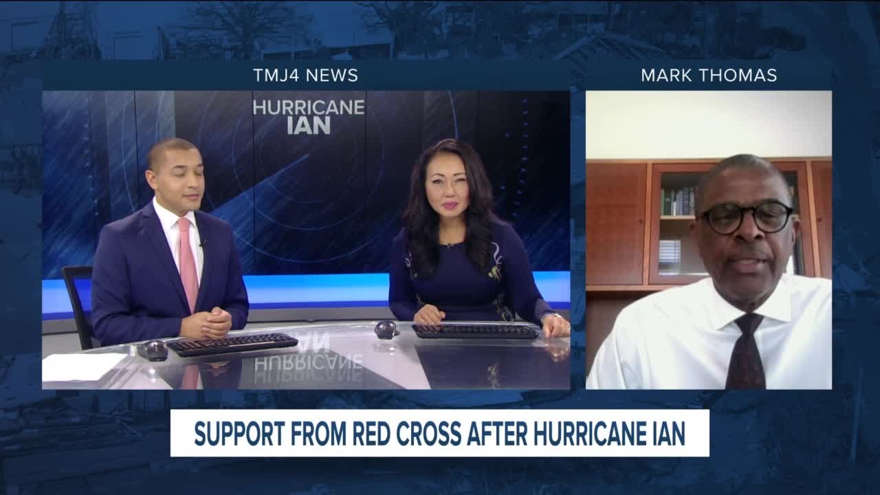 Local Red Cross efforts after Hurricane Ian - YouTube