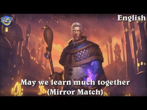 Hearthstone: Khadgar (Mage) dialogue in 14 languages