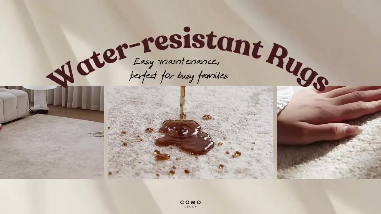 Water-resistant rug
