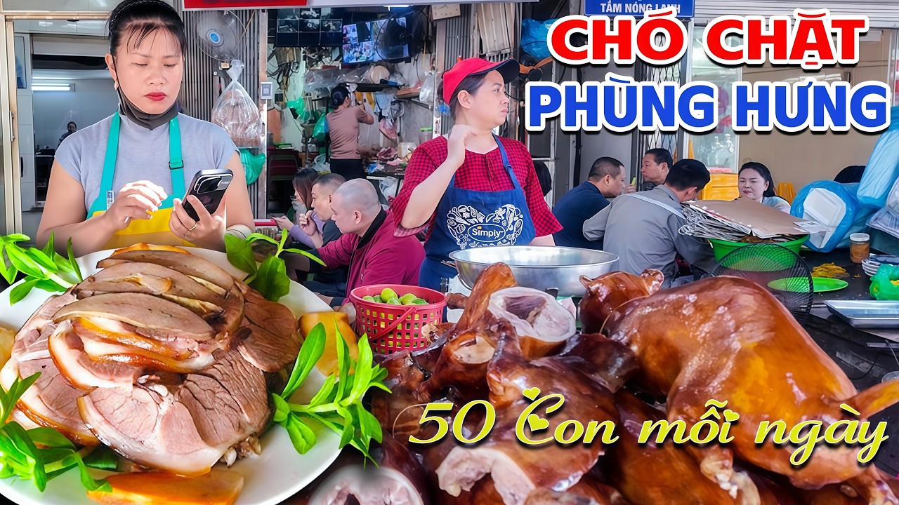 CHÓ CHẶT Phùng Hưng Mỗi Ngày Bán Vài Tạ Là Chuyện Thường