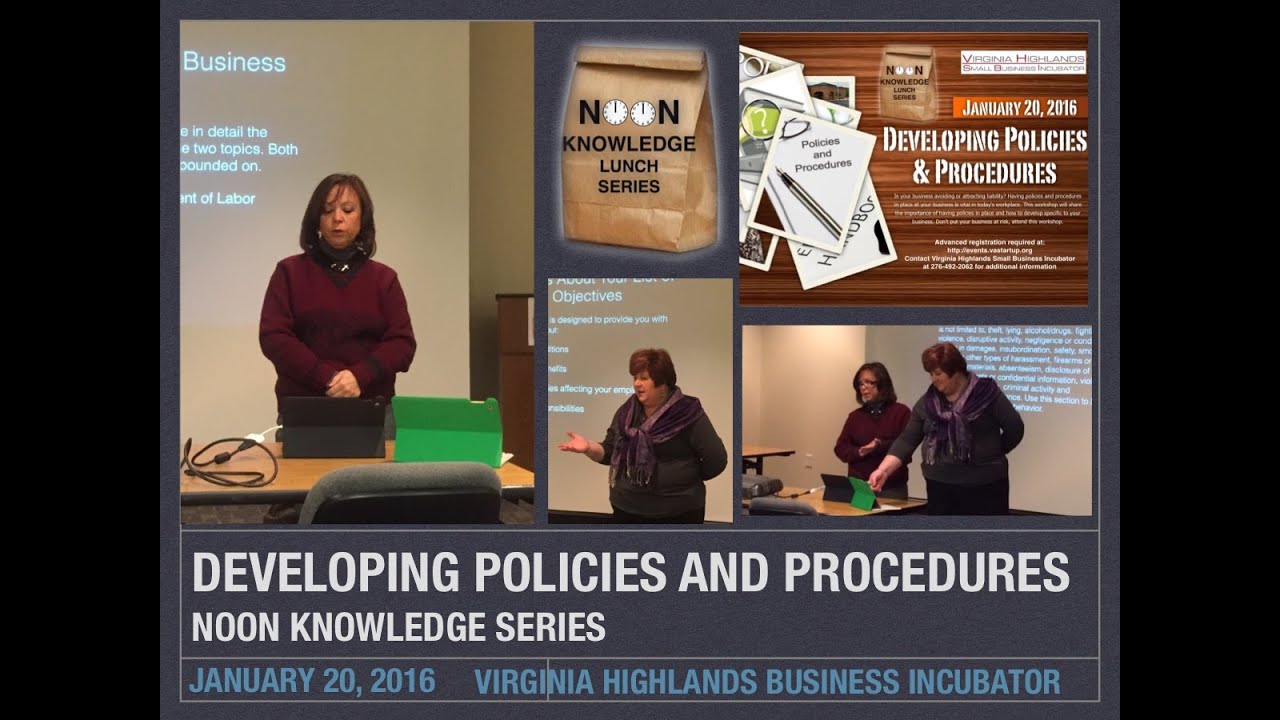 Developing Company Policies & Procedures