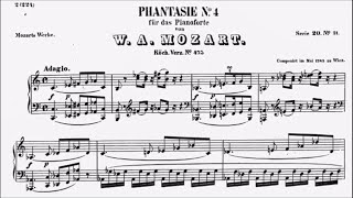 RCM Piano 2022 Grade 10 List B No.3 Mozart Fantasia in C K.475 Sheet Music