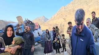 Download Lagu Nomadic life in difficult conditions a sad day moment of tears and farewell to a home full  memories MP3