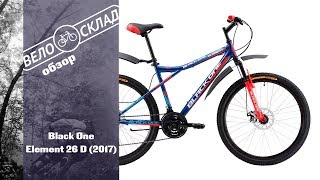 Обзор велосипеда Black One Element 26 D (2017)