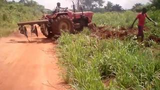 Ploughing operation at VICTORIA FARM ESTATE (VICFES)