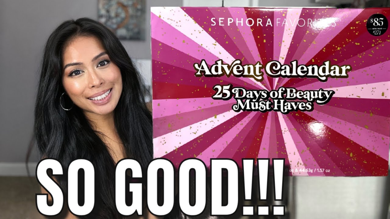 SEPHORA FAVORITES ADVENT CALENDAR UNBOXING! OK THIS IS ACTUALLY THE