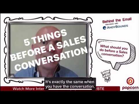 5 things to prepare before a great sales conversation - Andy Bounds