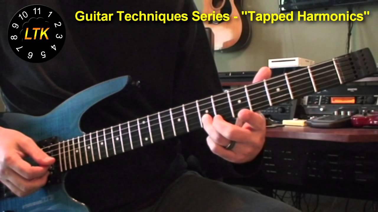 "Tapped Harmonics" Advanced Guitar Techniques YouTube