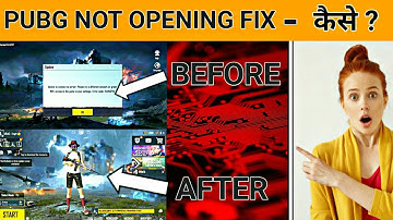 HOW TO FIX NOT OPENING PROBLEM IN PUBG MOBILE  || PUBG  PREPARING RESOURCES NOT DOWNLOADING FIX