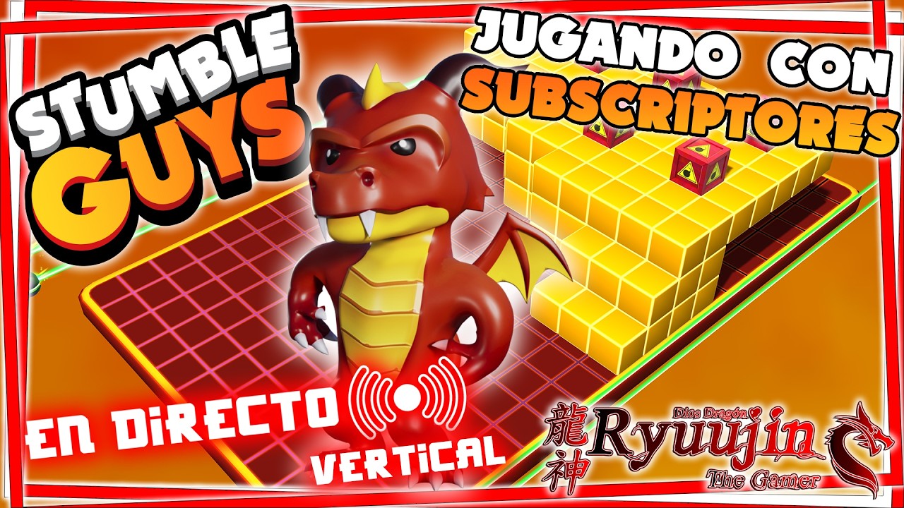 🔴¡Únete ya! 🔥Salas abiertas ⚡para todos en Stumble Guys 🏃‍♂️💨❤️🐉#live #stumbleguyslive #shortlive