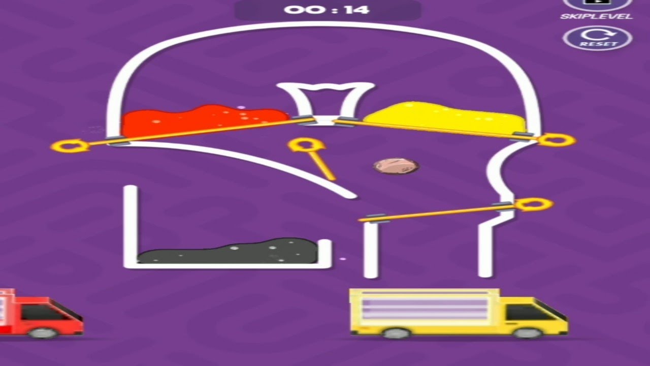 Color Fall- Pin Pull | Gameplay