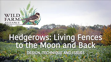 Hedgerows: Living Fences to the Moon and Back