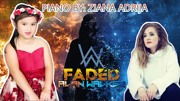 FADED by ALAN WALKER featuring ISELIN SOLHEIM | Piano Cover by ZIANA | 5-Year-Old Kid | Simply Piano