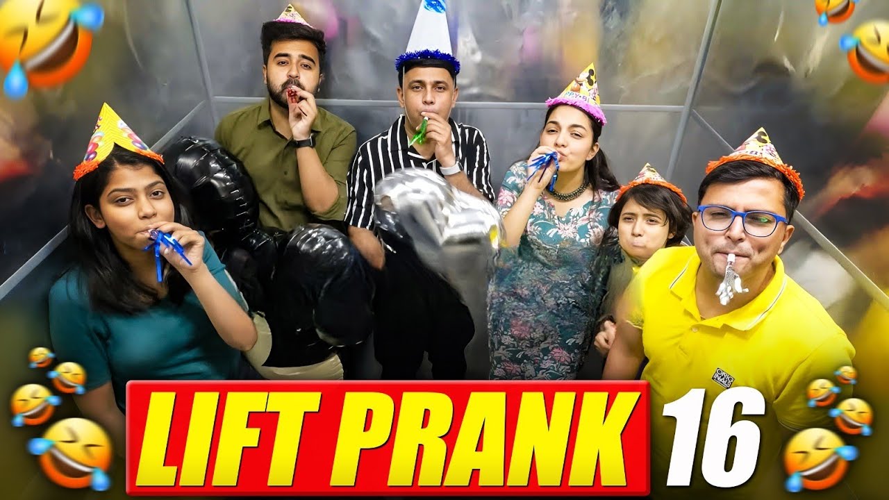 Lift Prank 16 RJ Naved YouTube