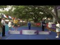 Medal Ceremony - Women's Triathlon - Singapore 2010 Youth Games