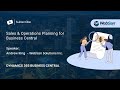 Sales &amp; Operations Planning for Business Central