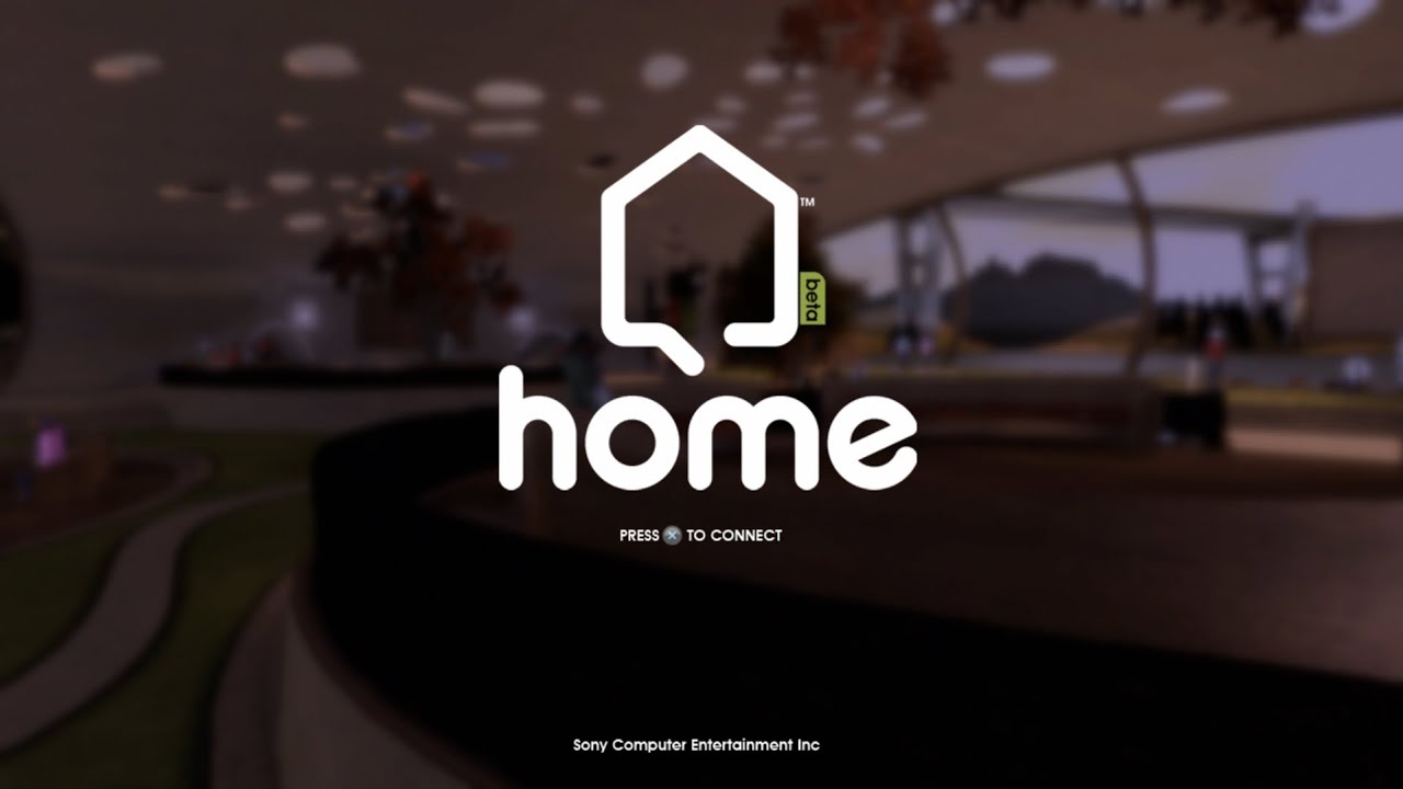 PlayStation Home 2007 Game Developers Conference "GDC" Main Menu Boot Screen (8K 60FPS)