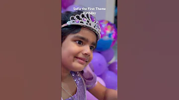 Sofia The First Theme Party SofiaTheFirst YouTubeShorts KidsVideo Dalimsharma PrincessTheme 