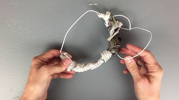 Paper mache part 1: armature