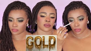 Natasha Denona Gold Palette 2 Looks 1 Palette! Eye Makeup Tutorial