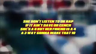 central cee x Dave - UK rap lyrics make sure to subscribe