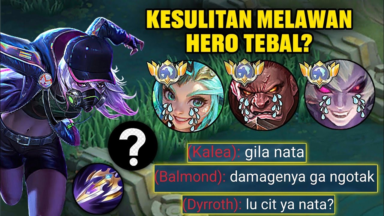 TRIK RAHASIA NATALIA MENDOMINASI HERO TEBAL DI RANK (wajib coba) - MOBILE LEGENDS