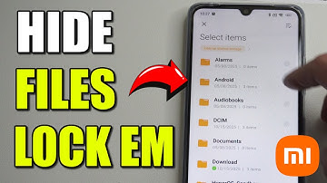 How to HIDE & LOCK files on Xiaomi Phone (Android Tutorial)