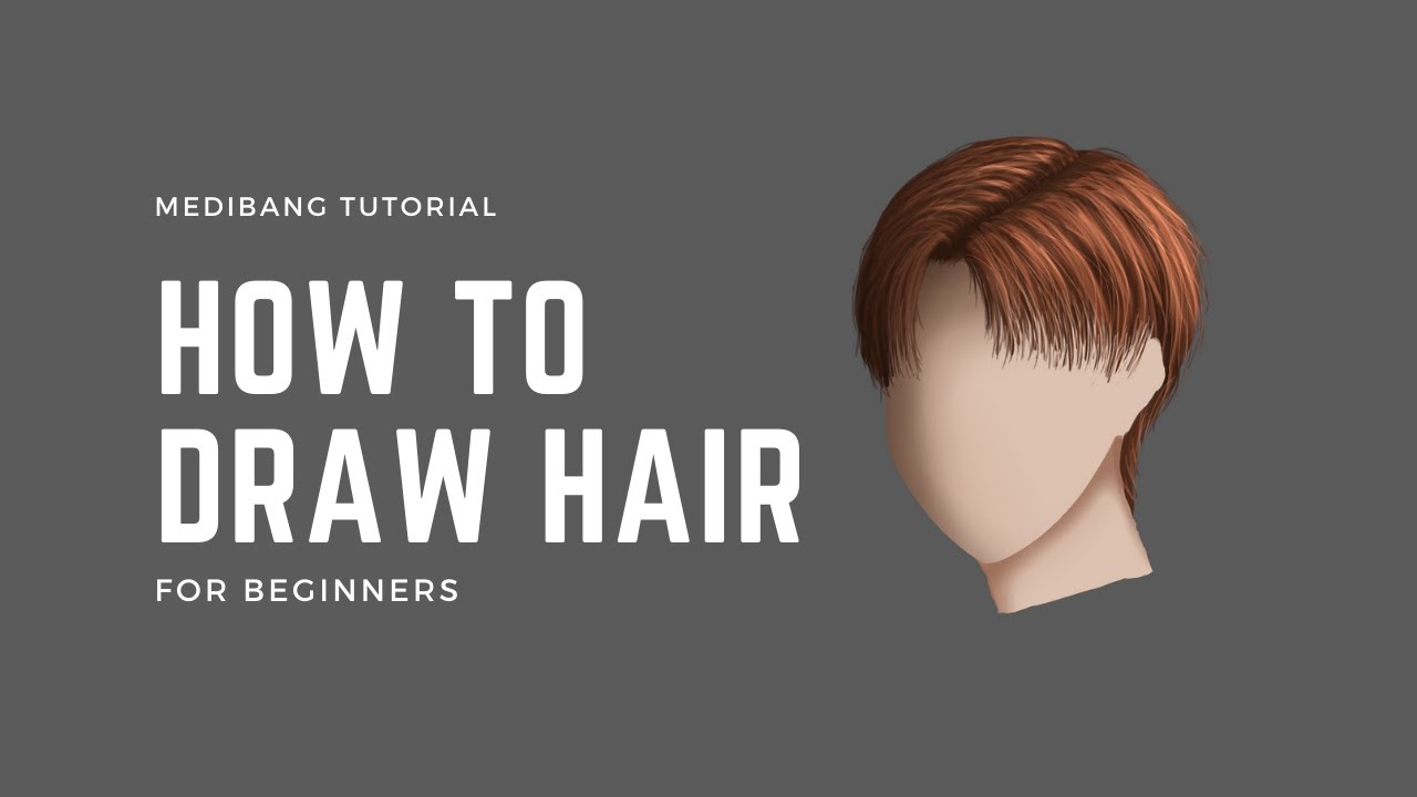 How to draw Hair Medibang Paint YouTube