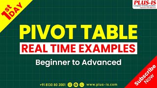 Pivot Table Series Part - 1 |  Pivot Table Real Time Examples | Pivot Table for Beginners screenshot 4