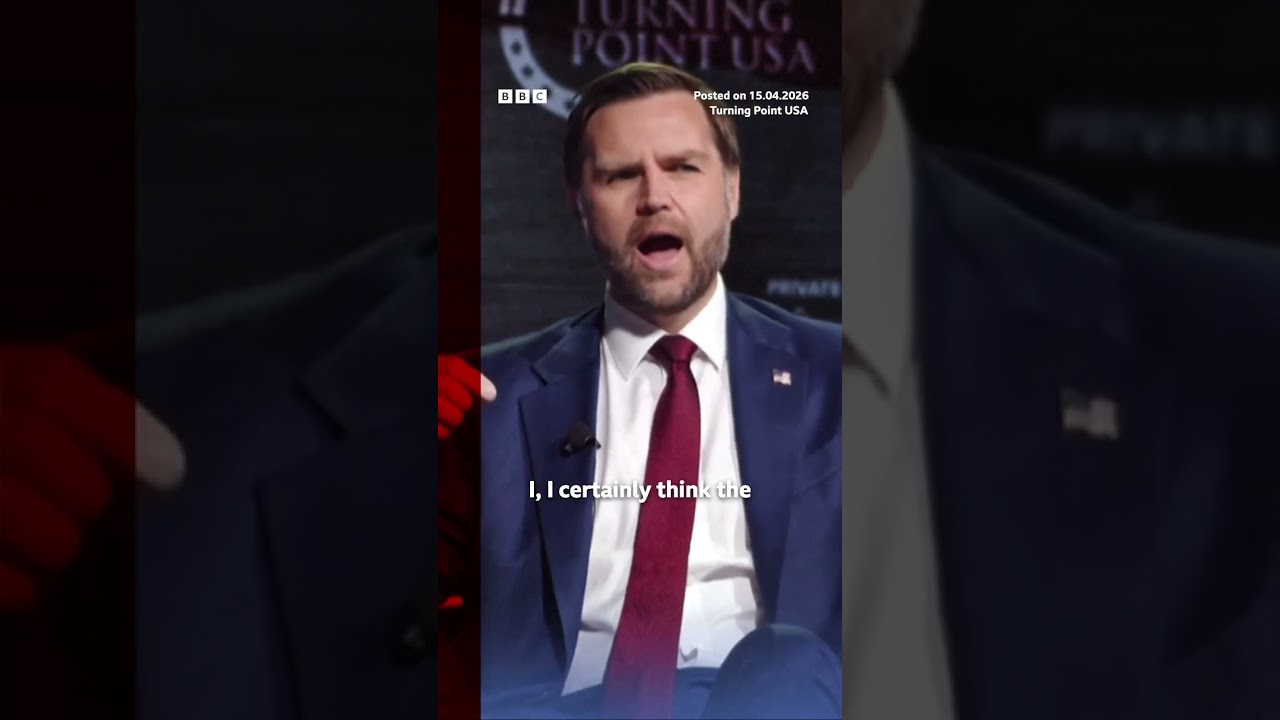 JD Vance had warned the Pope to "be careful when he talks about matters of theology". #BBCNews